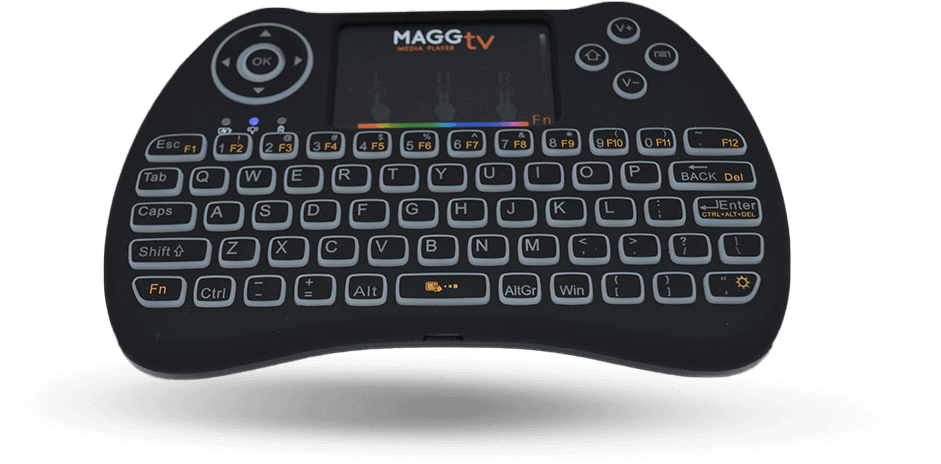 MaggTV 2.4 GHz Mini Wireless RF Keyboard Mouse Combo